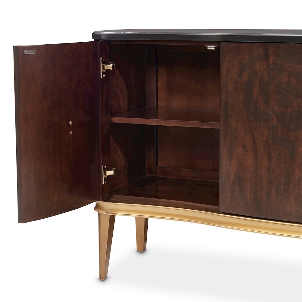Camellia Field Sideboard - Warm Pecan