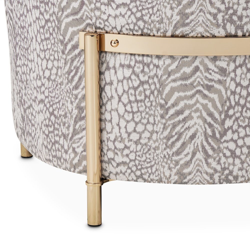 Gold Accent Chair, Comfy Reading Chair and Living Room Chair for Adults