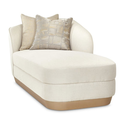 Elegant Chaise Indoor – Beige Fainting Couch and Corner Chaise Lounge Chair