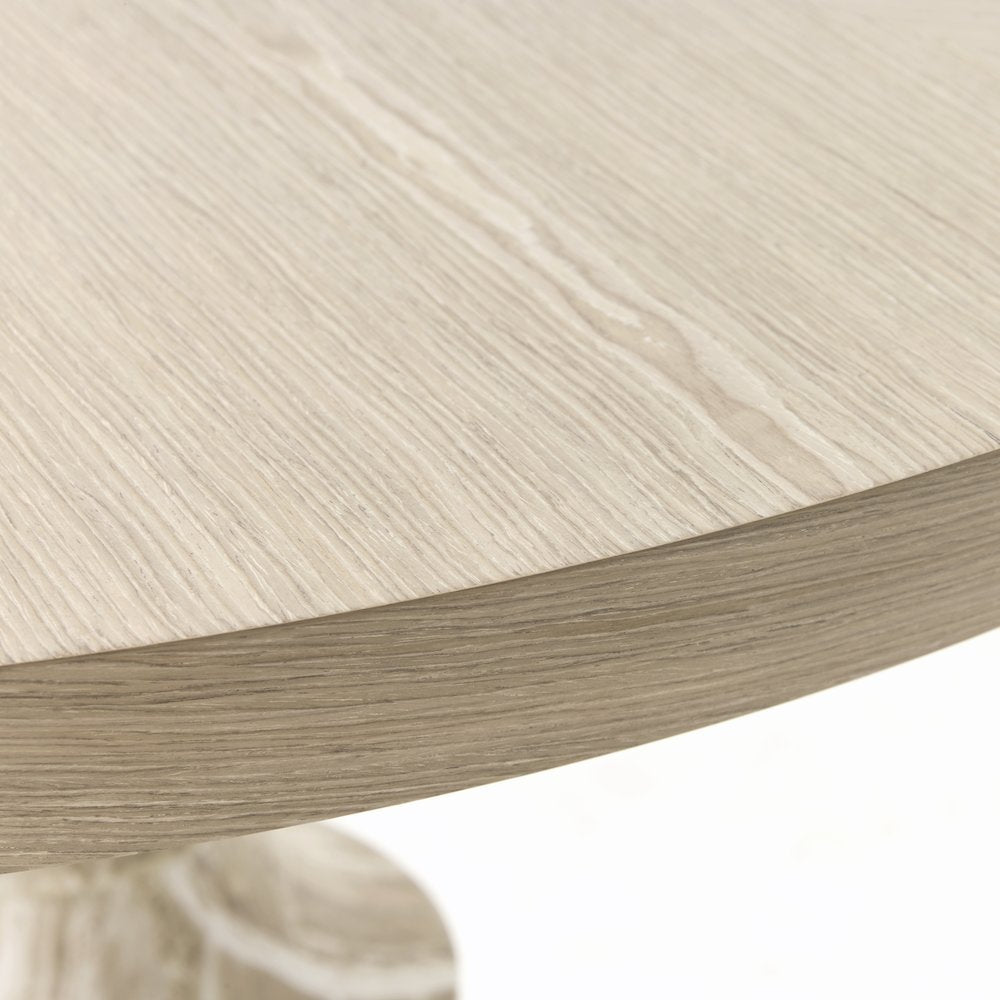 Lotus Bay 40" Round Gathering Table - Sand