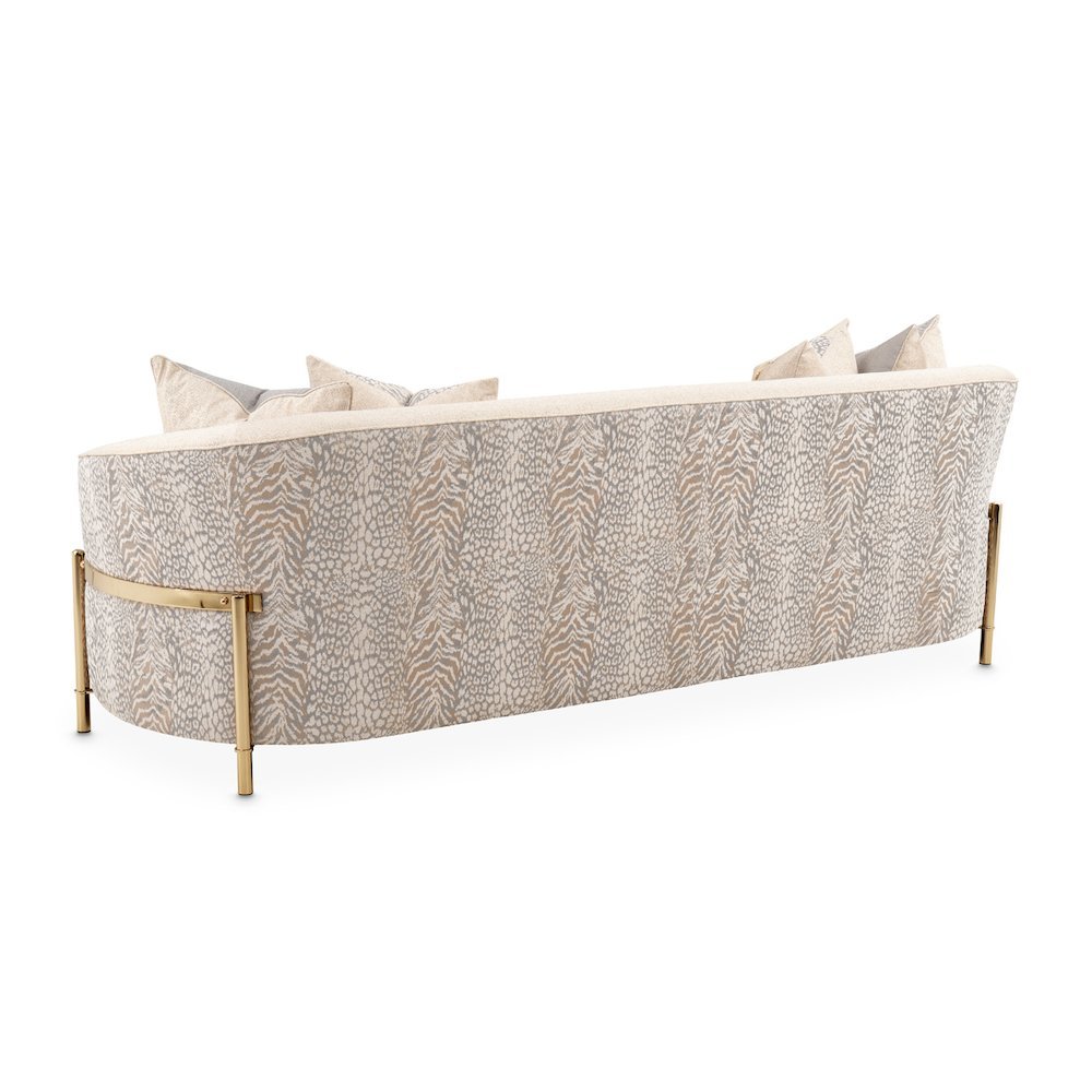 Gold Beige Accent Chair, Living Room Comfy Chair for Reading and Relaxation