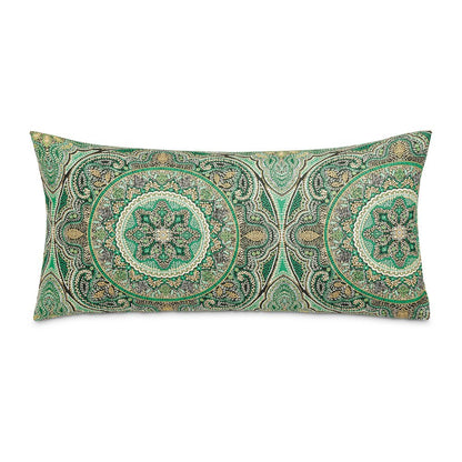 Emerald Isle Yardley 13"x26" Oblong Throw Pillow, Set of 2 - Green