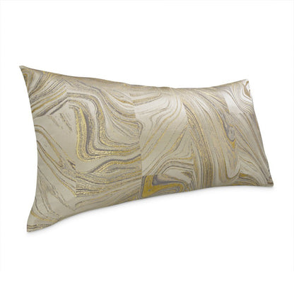 GLAMtastic Naomi 13"x24" Oblong Pillow, Set of 2 - Champagne