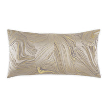 GLAMtastic Naomi 13"x24" Oblong Pillow, Set of 2 - Champagne