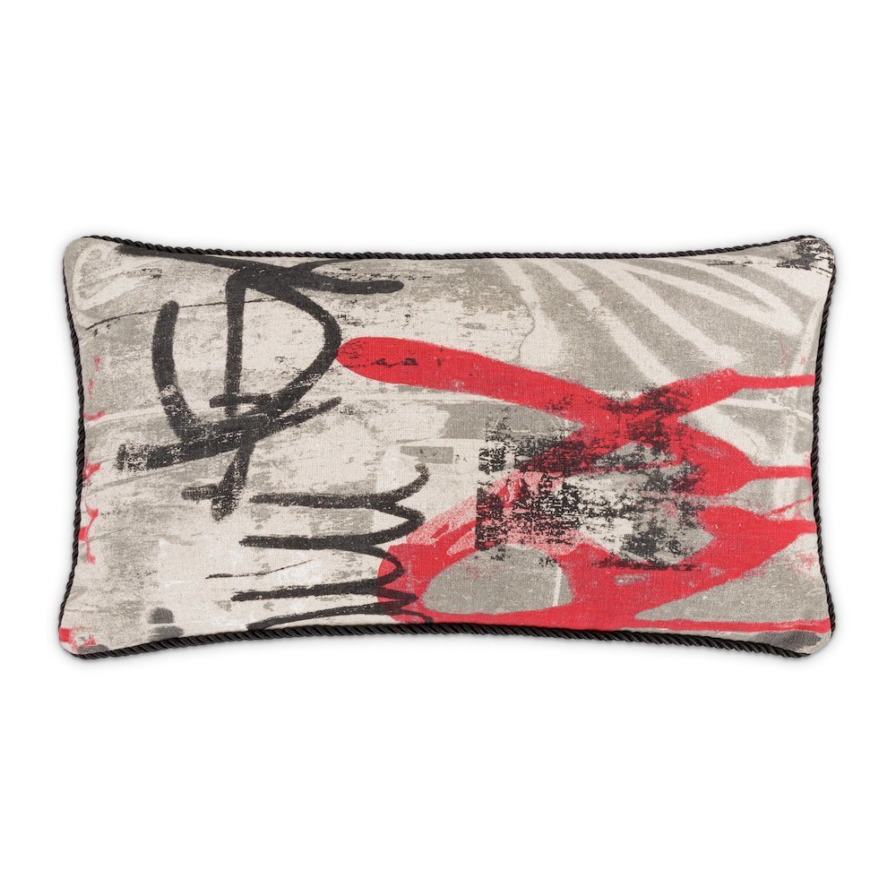 Uptown Downtown Robo 13"x24" Oblong Throw Pillow, Set of 2 - Firefly