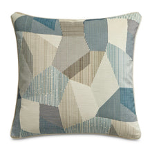 Renue Jetson 19" Velvet Throw Pillow, Set of 2 - Mineral Blue