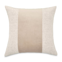 Moonbeam Baldwin 21" Square Pieced Pillow, Set of 2 - Dove