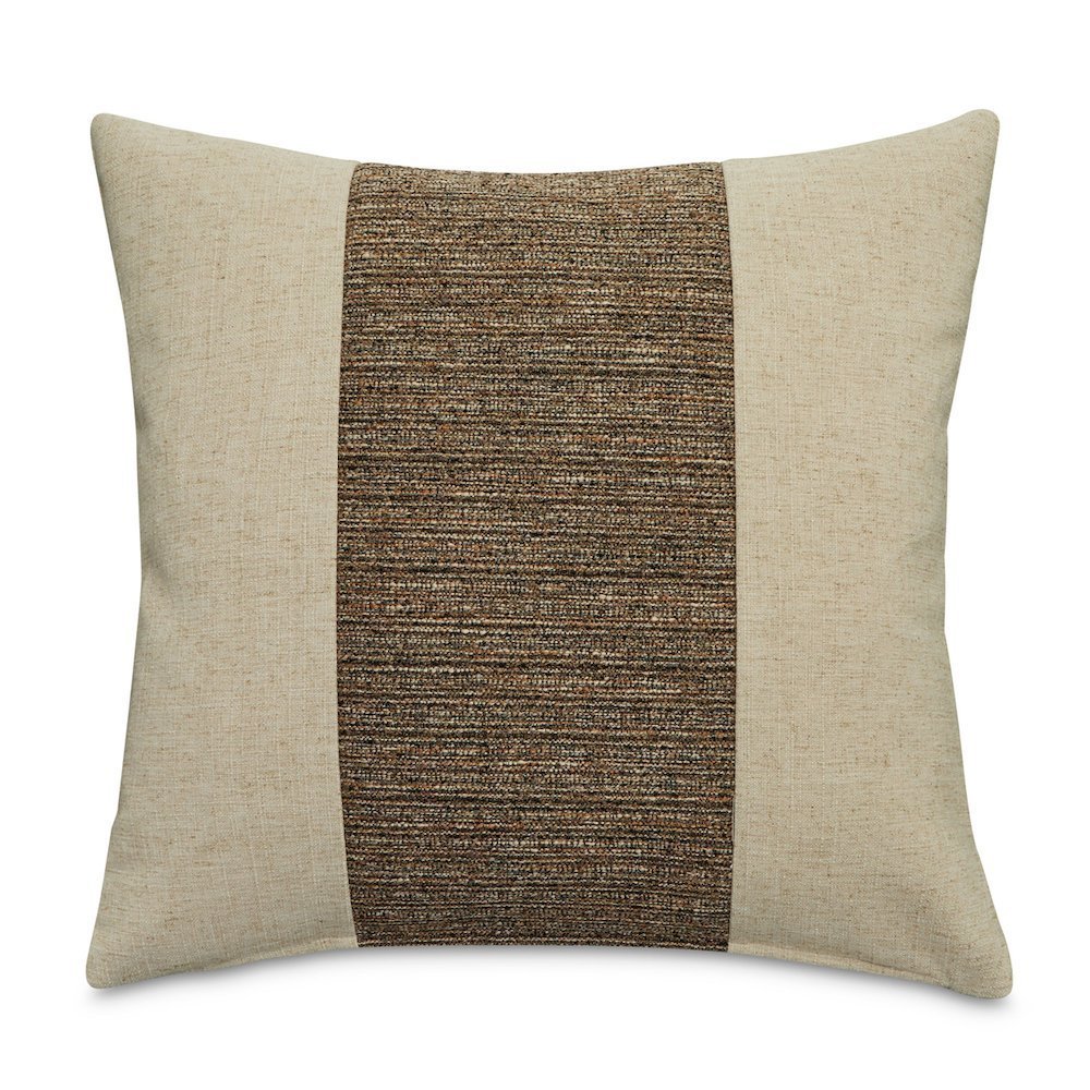 Sundance Heath 21" Square Throw Pieced Pillow - Toffee