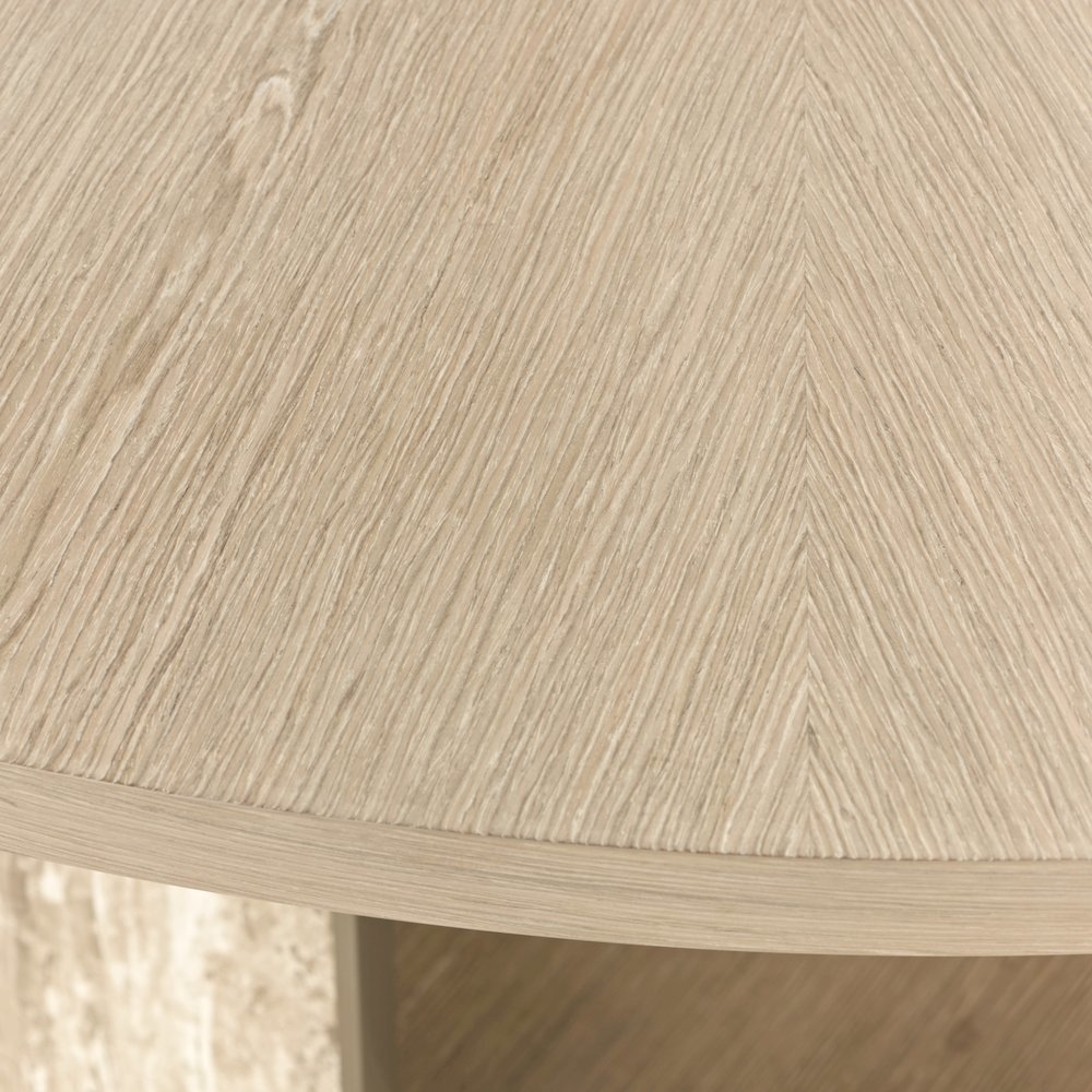 Lotus Bay 60" Round Dining Table - Sand