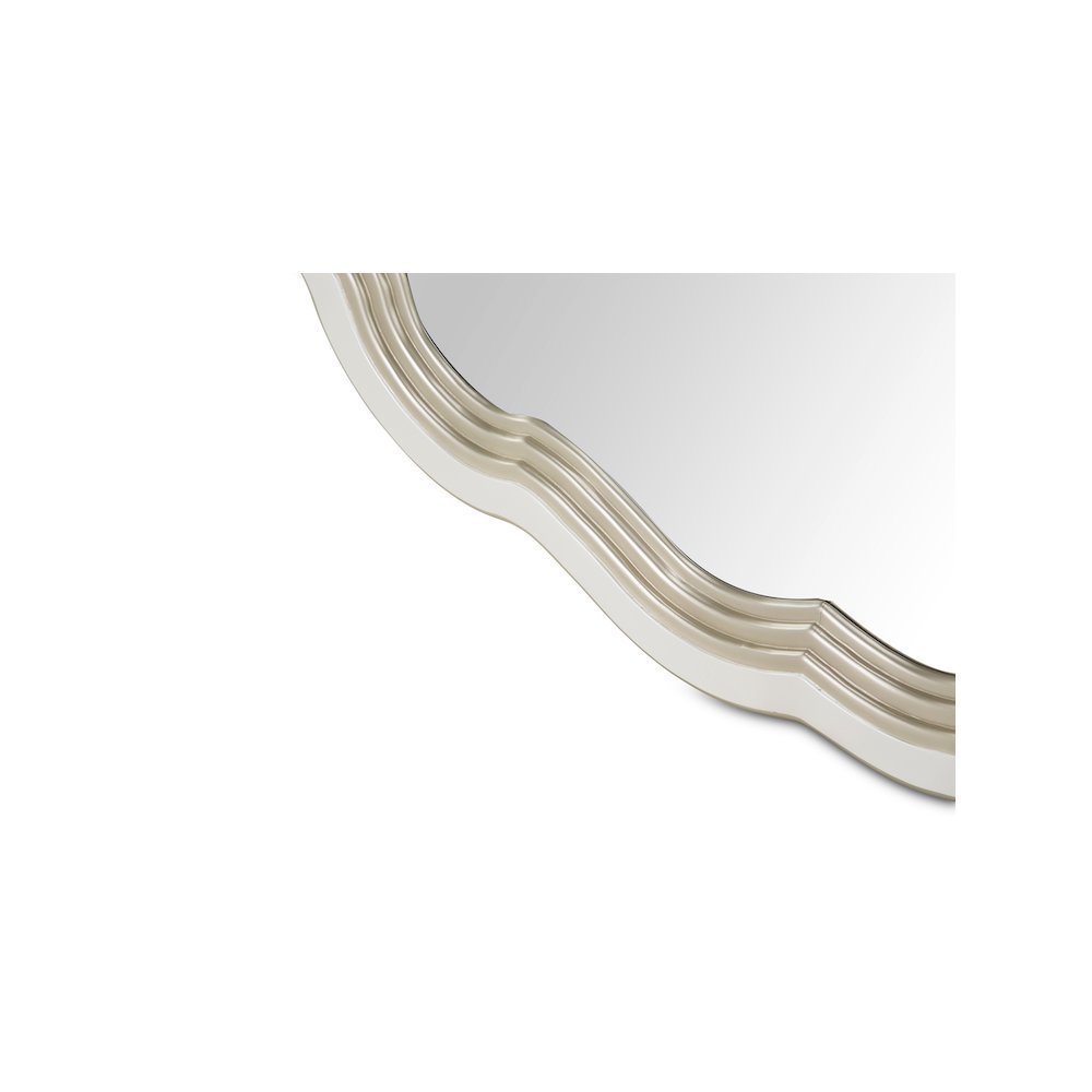 London Place Wall Mirror - Creamy Pearl