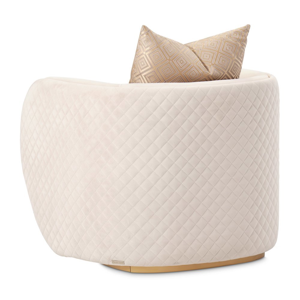 Beige Accent Chair – Comfy Reading Chair and Living Room Arm Chair Design