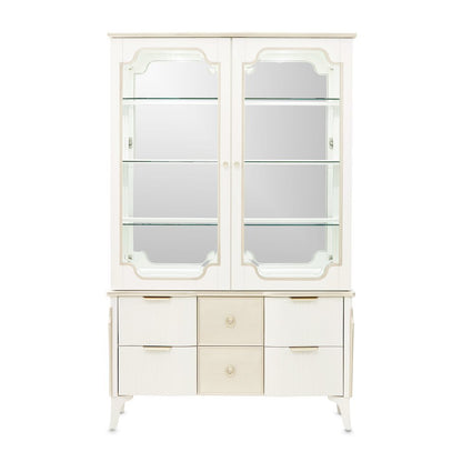 La Marisia Display Cabinet - Creamy Pearl