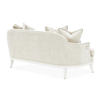 La Marisia Chenille Loveseat - Tranquil/Creamy Pearl