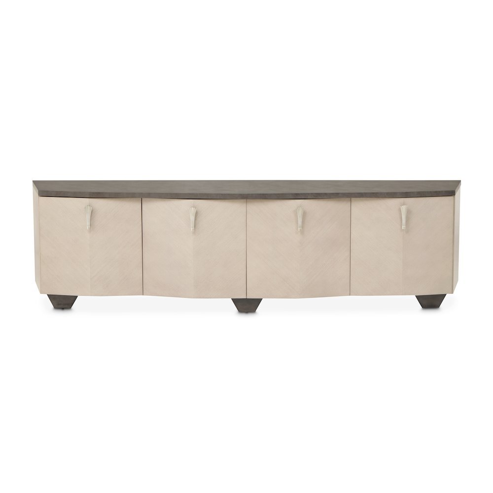Fantosini Media Cabinet - Silver Mist