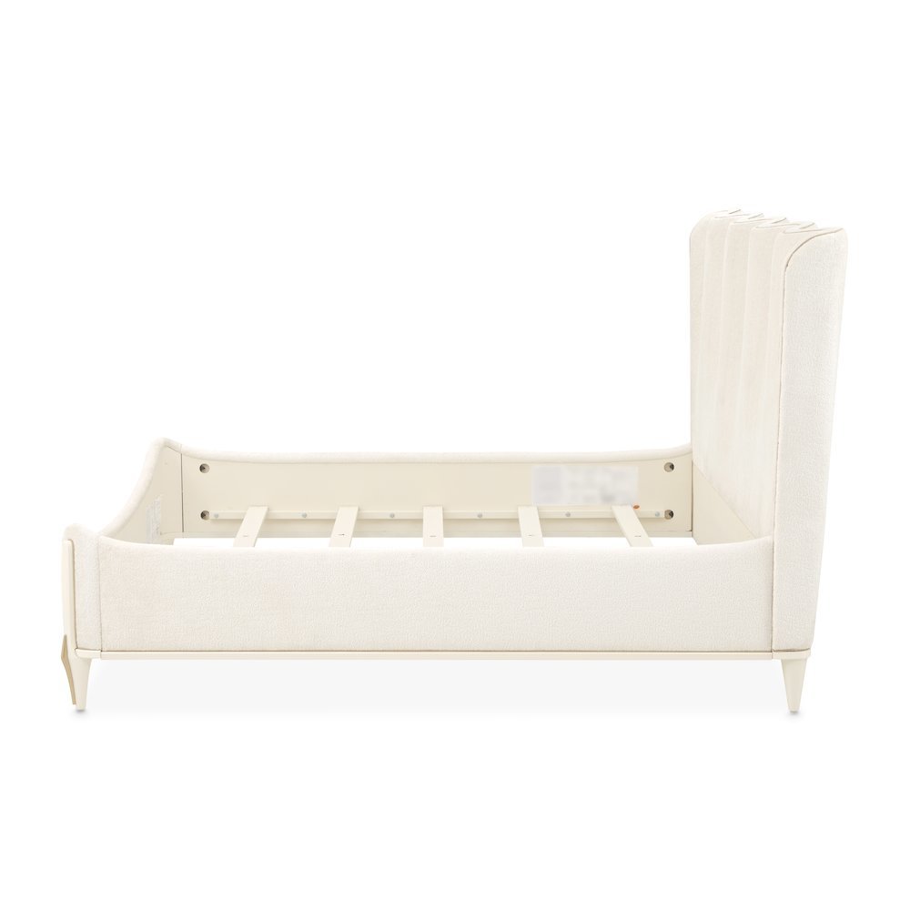 La Terrazza King Panel Bed - Creamy Pearl