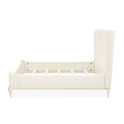 La Terrazza King Panel Bed - Creamy Pearl