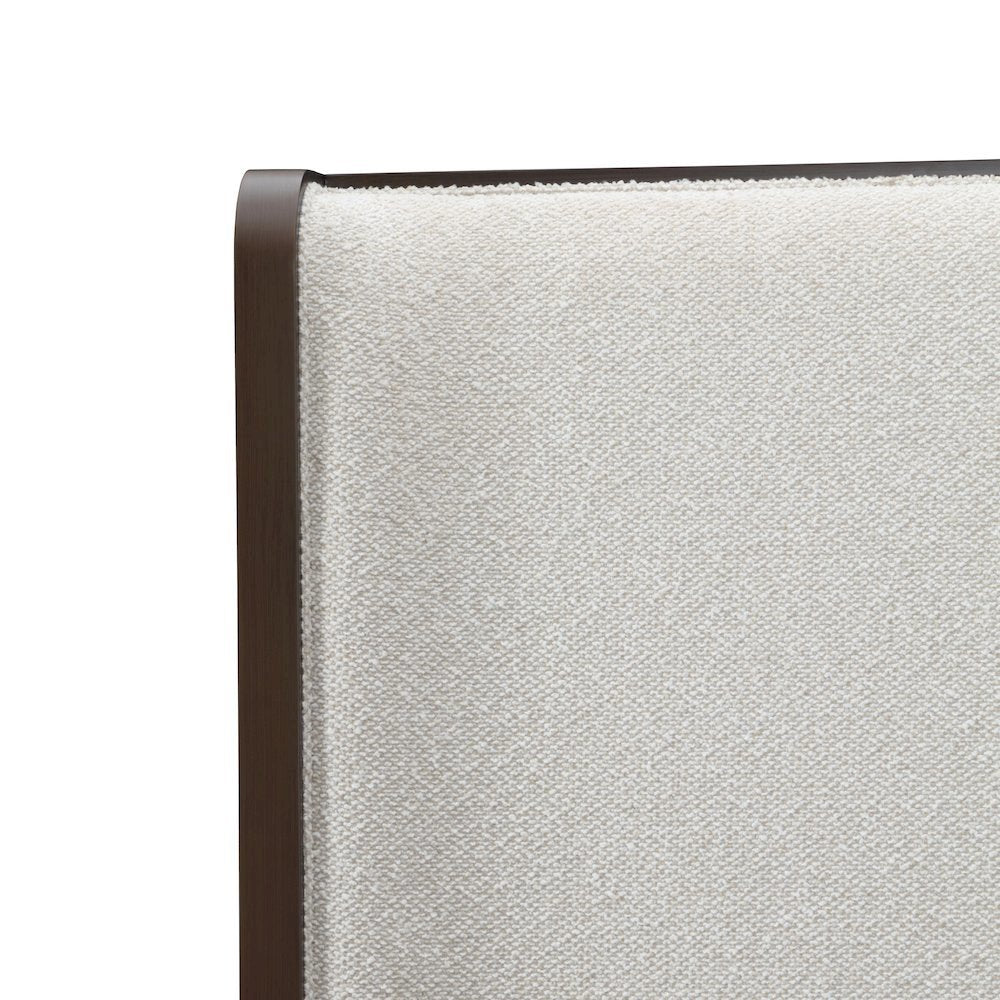 West Kensington Eastern King Bed - Buff/Medium Espresso