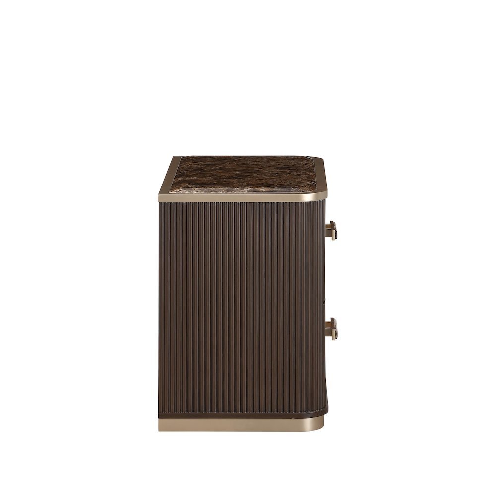 West Kensington 2-Drawer Nightstand - Medium Espresso