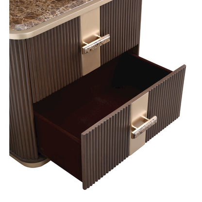 West Kensington 2-Drawer Nightstand - Medium Espresso