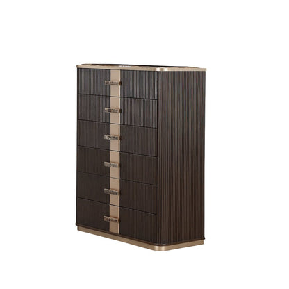 West Kensington Highboy Chest Medium Espresso