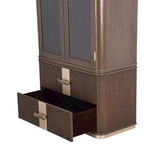 West Kensington Display Cabinet - Medium Espresso