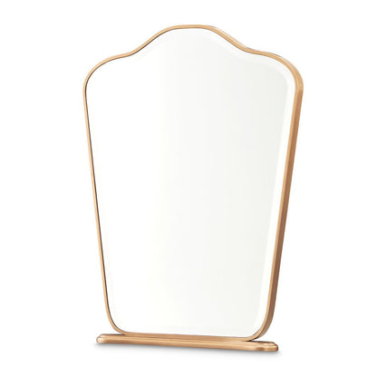 Camellia Field Vanity Mirror - Antique Gold