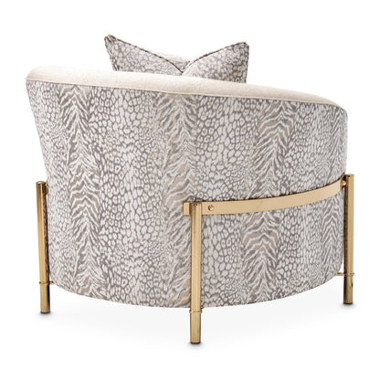 Gold Accent Chair, Comfy Reading Chair and Living Room Chair for Adults