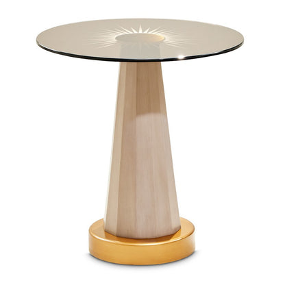 St. Charles Chairside Table - Dove Gray