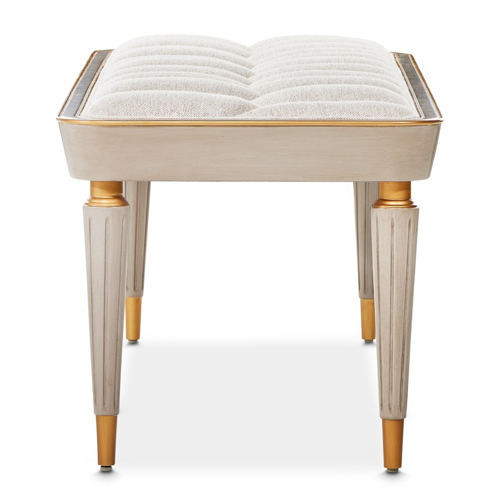 St. Charles Bench - Dove Gray