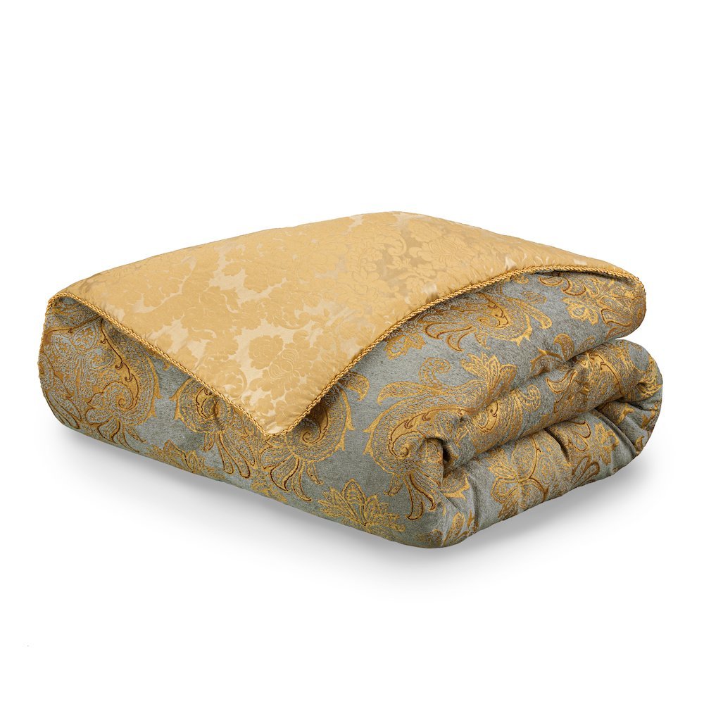 Elizabeth 13-Piece King Comforter Set - Aqua
