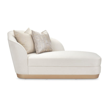 Elegant Chaise Indoor – Beige Fainting Couch and Corner Chaise Lounge Chair