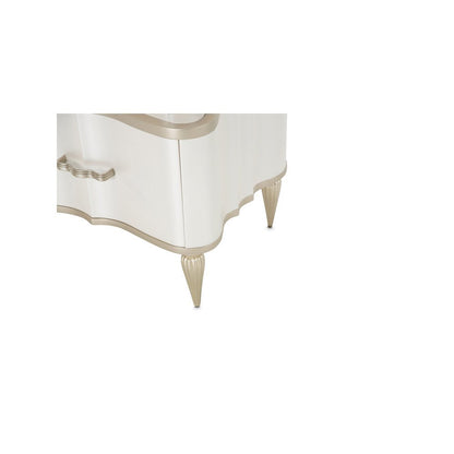 London Place 6-Drawer Tiered Chest - Creamy Pearl