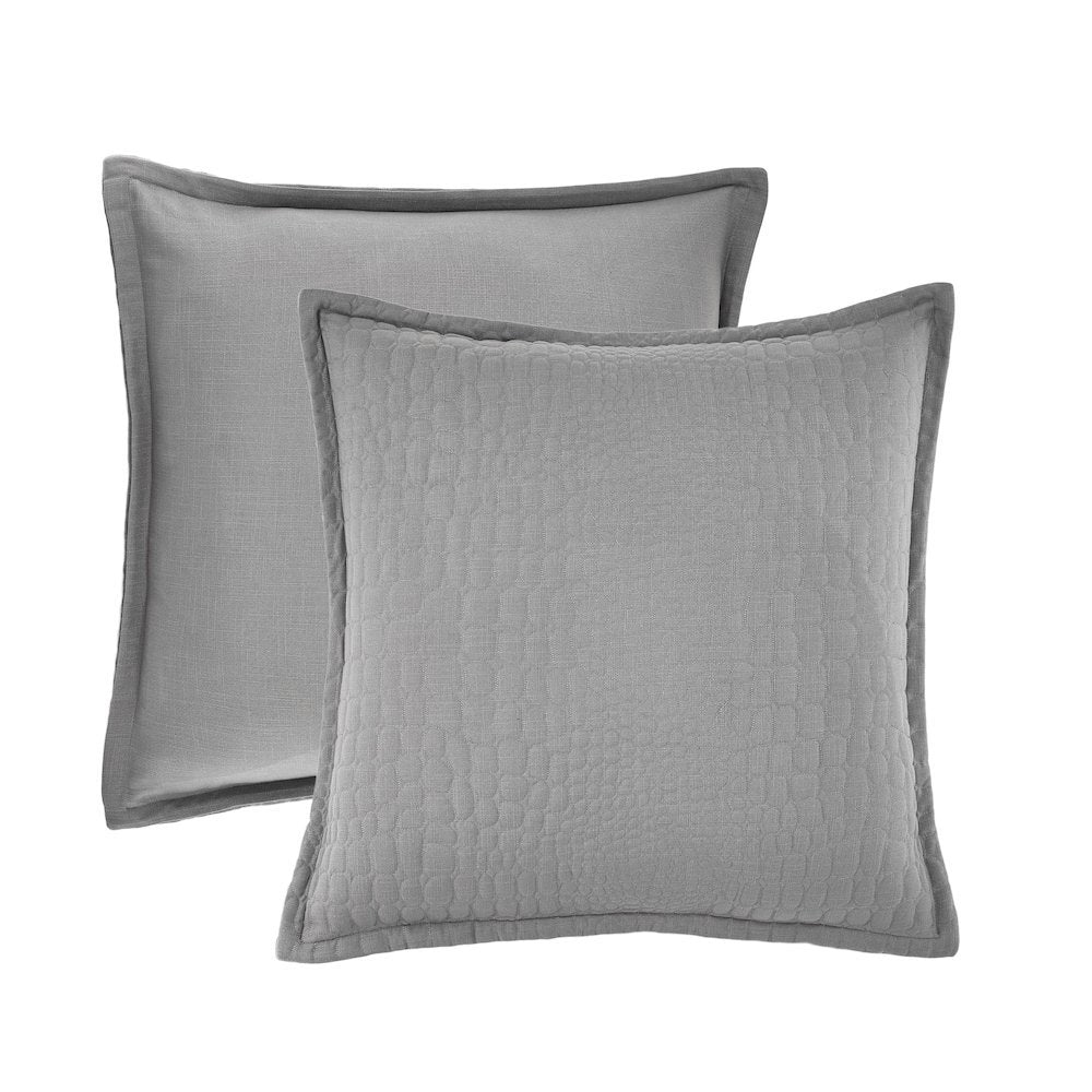 Trent 26" Euro Sham - Gray