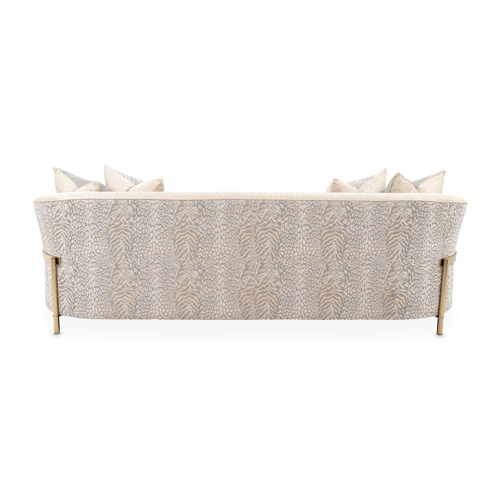 Gold Beige Accent Chair, Living Room Comfy Chair for Reading and Relaxation