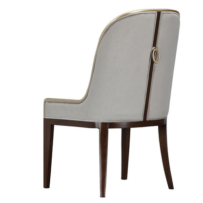 Houston Dining Side Chair, Set of 2 - Porcini/Walnut