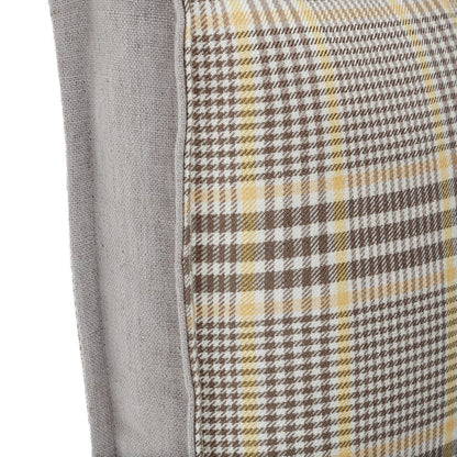 Newport Leeds 17" Plaid Accent Pillow, Set of 2 - Dove Gray