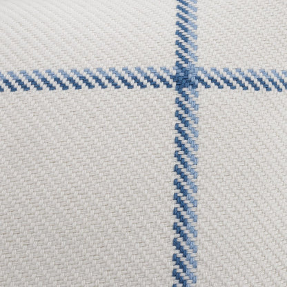 Newport 16" Square Box Throw Pillow, Set of 2 - Alta Sky Blue/White