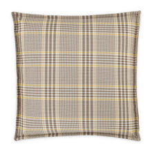 Newport Leeds 17" Plaid Throw Pillow, Set of 2 - Pewter