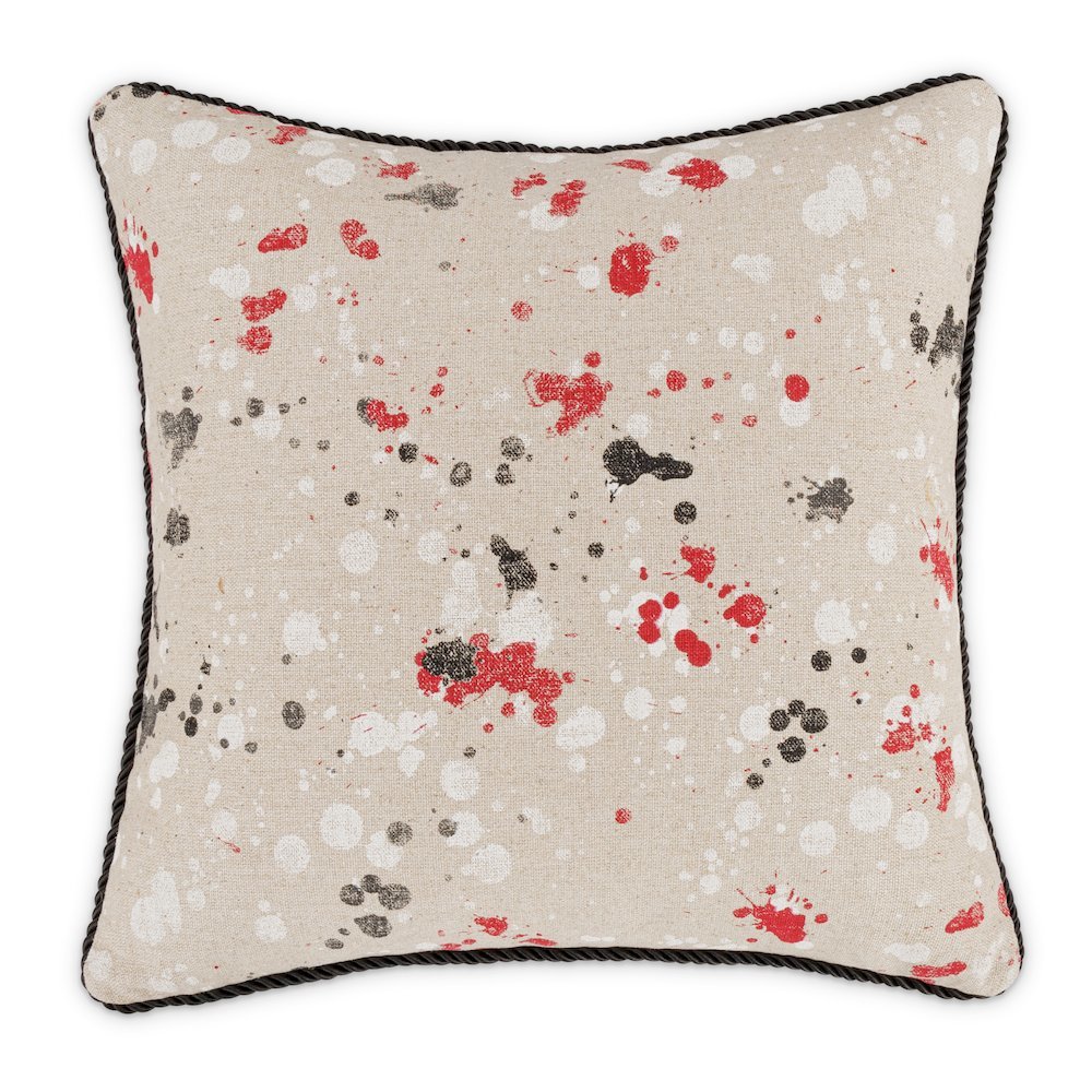Uptown Downtown Daze 19" Square Throw Pillow, Set of 2 - Firefly