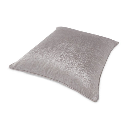GLAMtastic Alderon 20" Velvet Accent Pillow, Set of 2 - Pewter