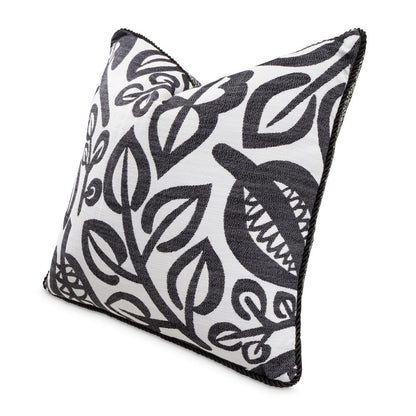Uptown Downtown Ardent 20" Square Throw Pillow, Set of 2 - Black/White