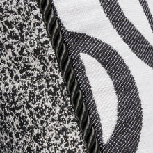 Uptown Downtown Ardent 20" Square Throw Pillow, Set of 2 - Black/White
