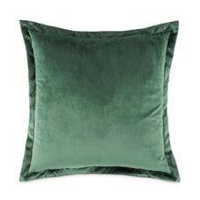 Conner 20" Velvet Throw Pillow, Set of 2 - Forest Green