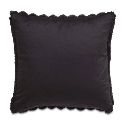 Parker 20" Square Throw Pillow - Onyx