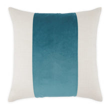 Caleb 21" Square Throw Pillow, Set of 2 - Cloud/Peacock