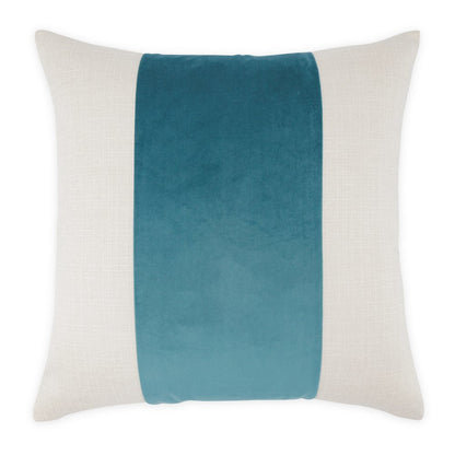 Caleb 21" Square Throw Pillow, Set of 2 - Cloud/Peacock