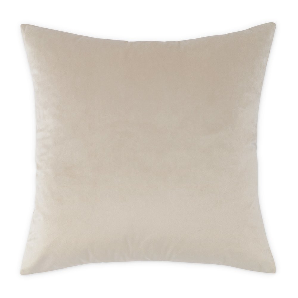 GLAMtastic Infinity 21" Pieced Pillow, Set of 2 - Cream/Gold