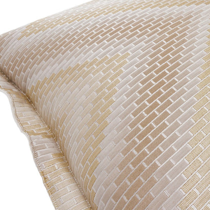 GLAMtastic Infinity 22" Flange Pillow, Set of 2 - Gold