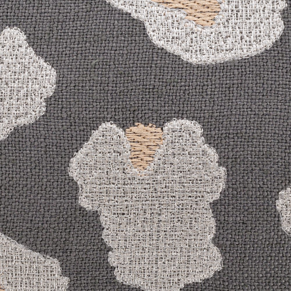 Explorer Simba 22" Square Throw Pillow, Set of 2 - Charcoal Gray