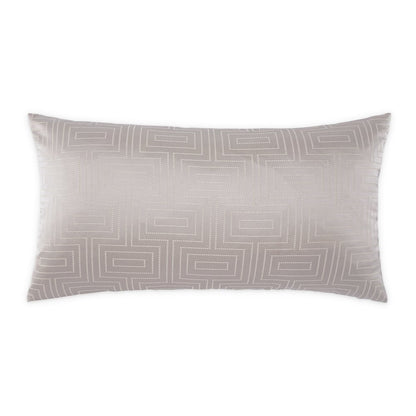 GLAMtastic Casey 13"x24" Oblong Pillow - Silver